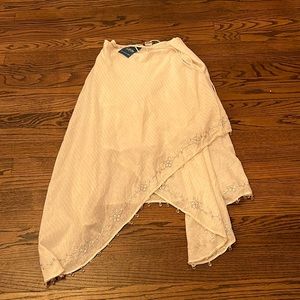 WOMENS cotton wrap stripe skirt.